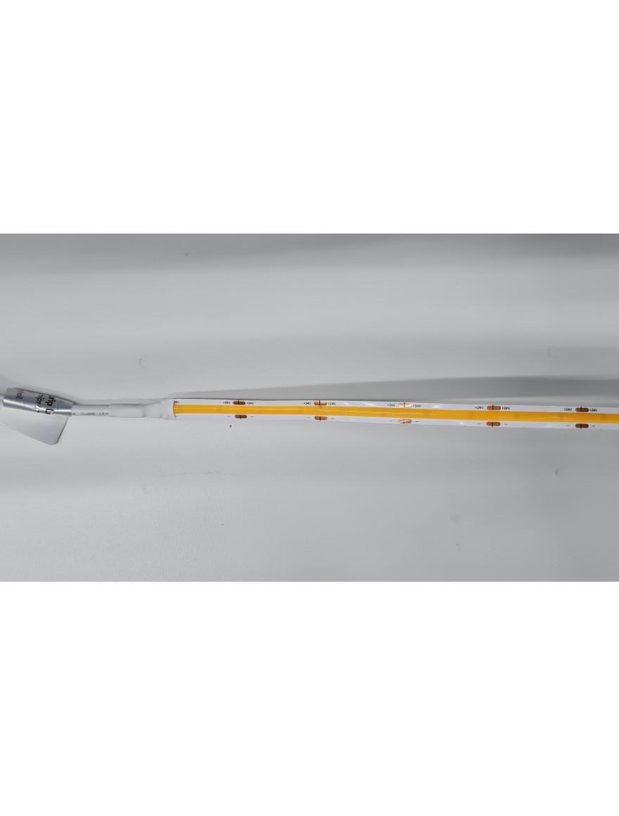 Bandă LED COB 12W 24V (512chips/m) IP20 3000K 5M LuminaLED