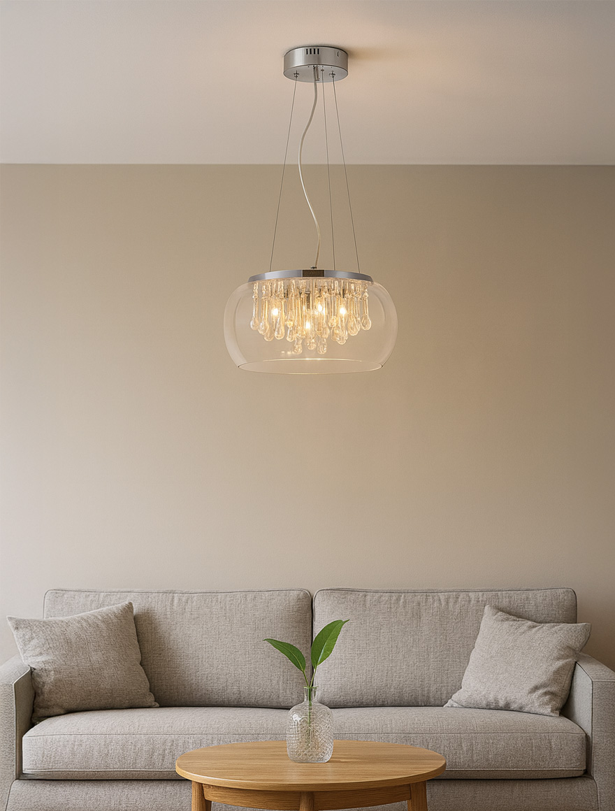 * Lustră RLD92132-5 LUCE 5xG9 Max 42W metal+chrome ZUMALINE