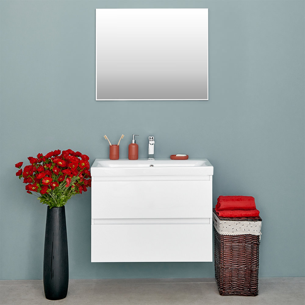 88667 Зеркало для ванной Bayro Modern прямоугольное 800x650 I