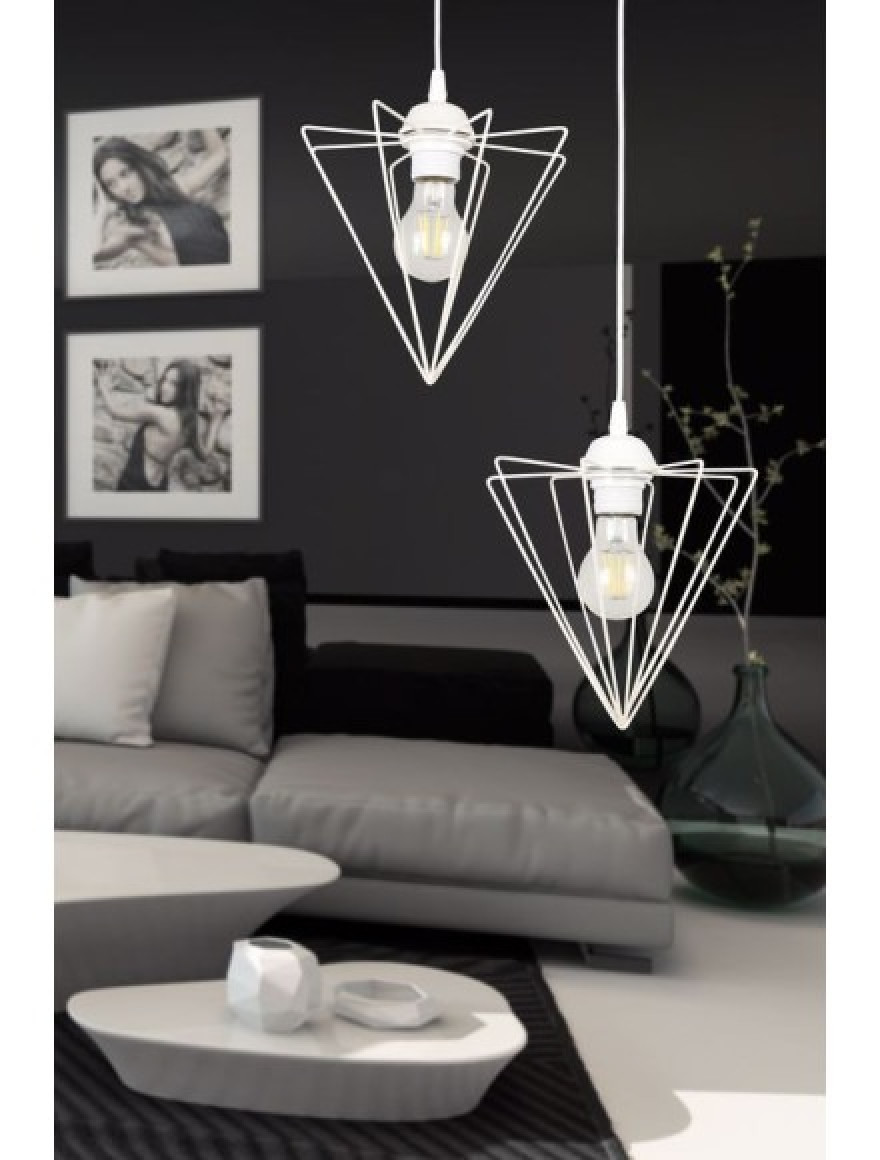 * Lustră GRAND 2xE27 Max 60W White Begusa