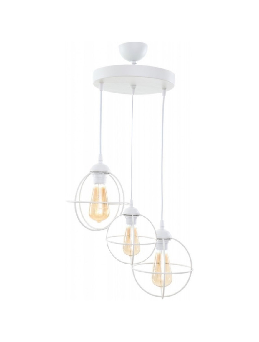 * Lustră ZUMBA 3xE27 Max 60W White Begusa