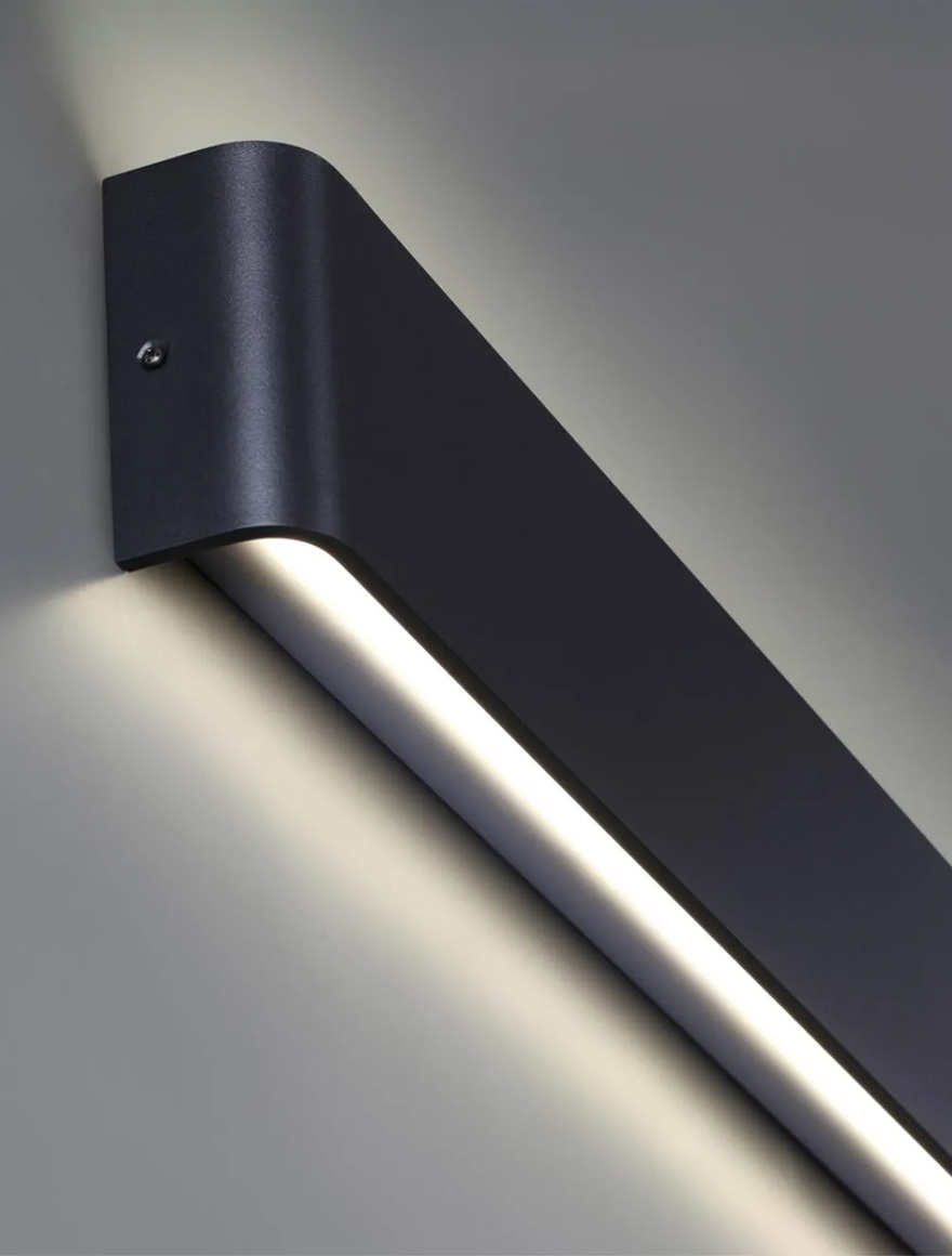 Светодиодный настенный светильник SG-2237-610 IP20 24 Вт 3000 К черный LuminaLED