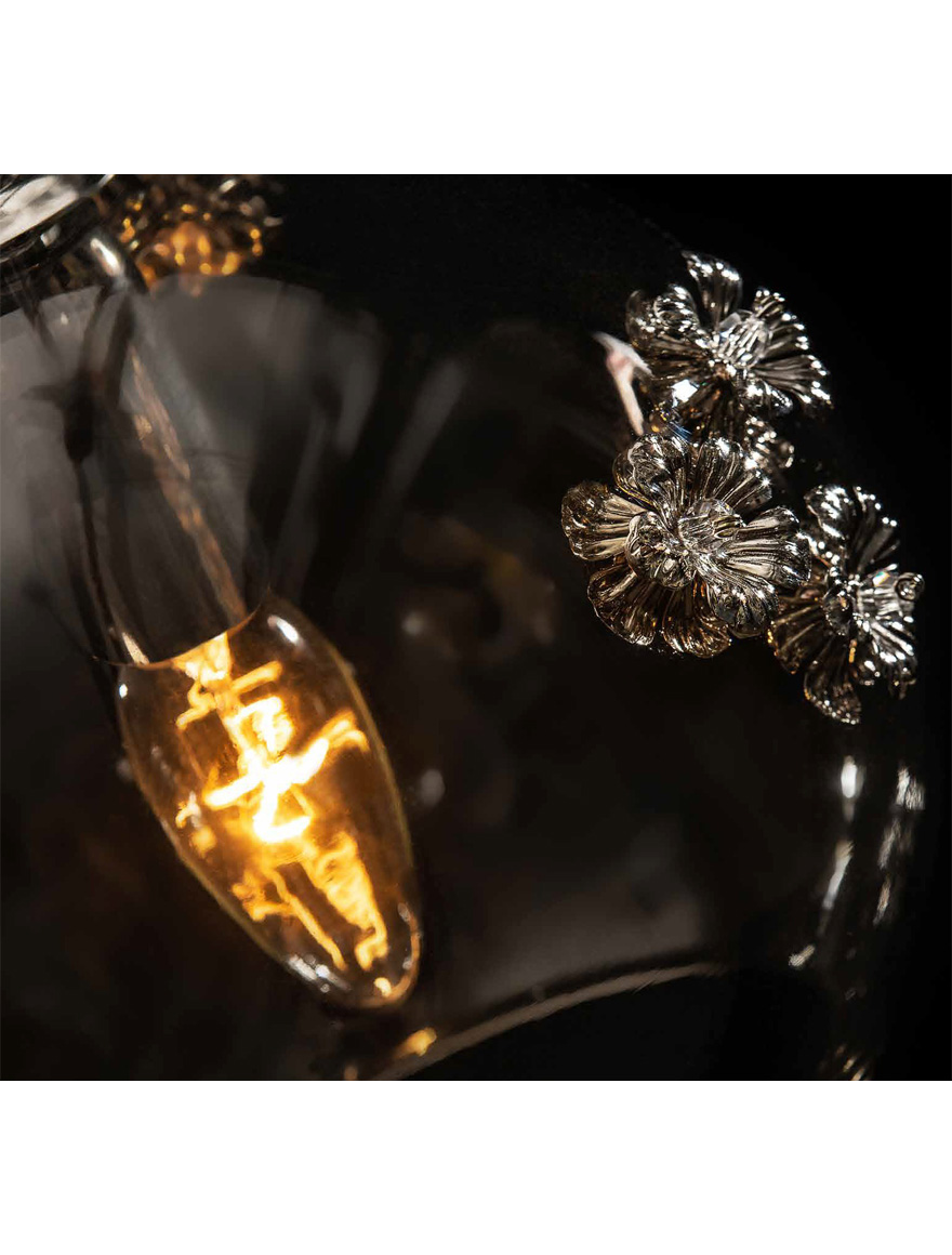 Lustră PRIMAVERA 02-CH-PB-CE d200x200 1xE14 crystal Luminaled