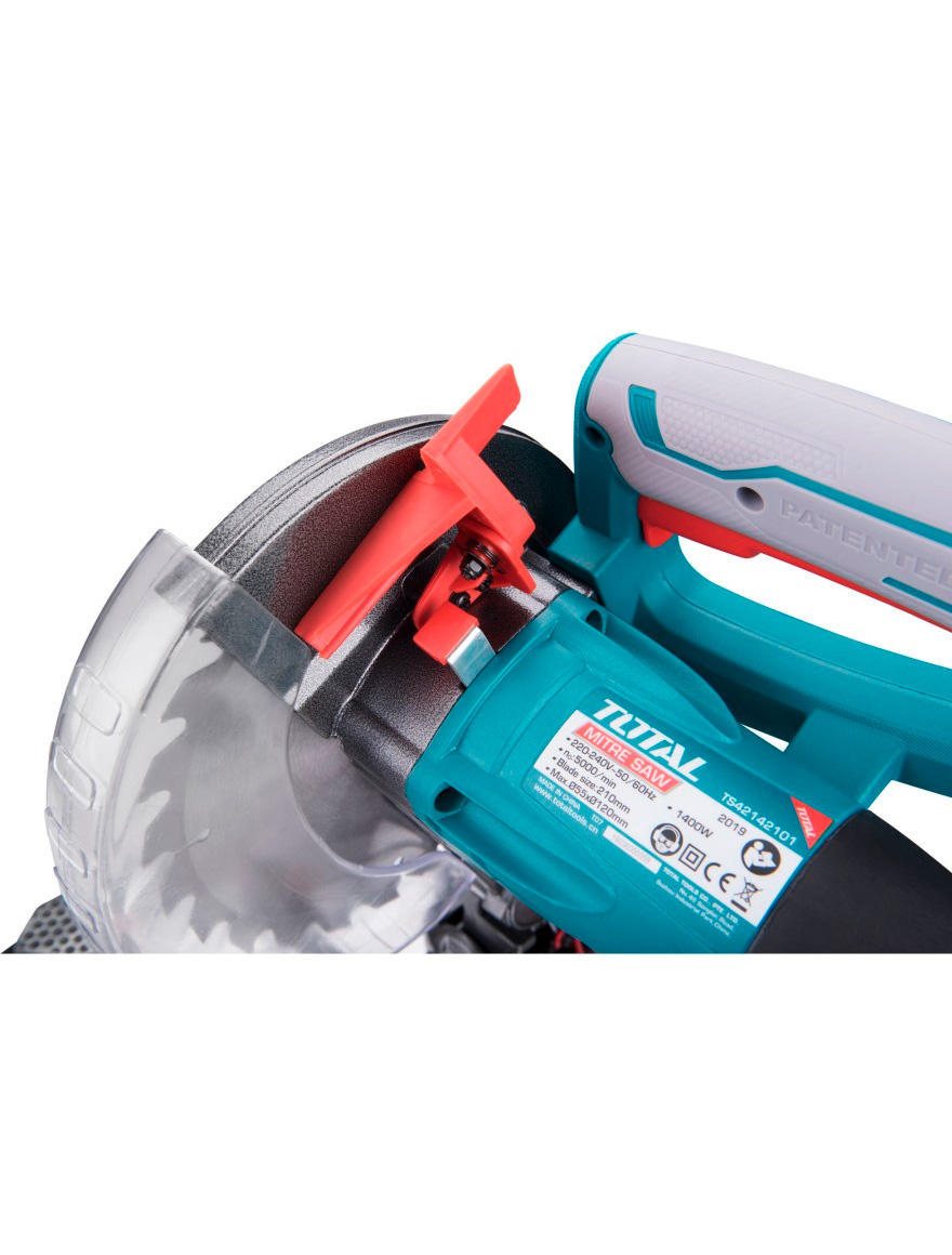 Циркулярная пила для резки D210mm 1400W Total TS42142101