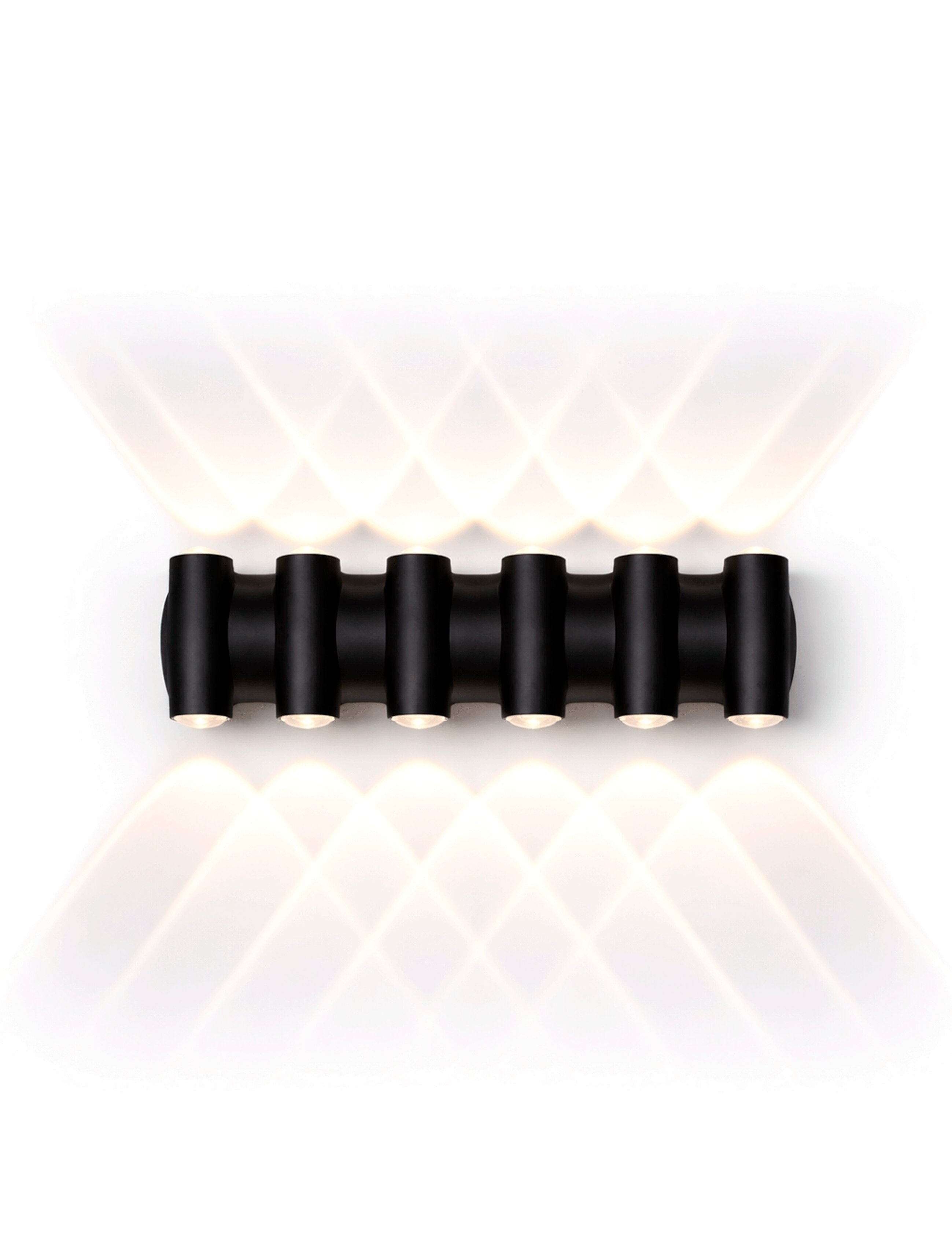Aplică LED SG-2266-12 IP65  12x1W 3000K neagră LuminaLED