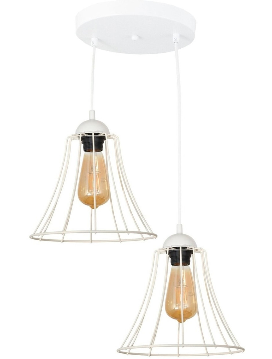 Lustra MUHTESEM 2xE27 Max 60W White Begusa