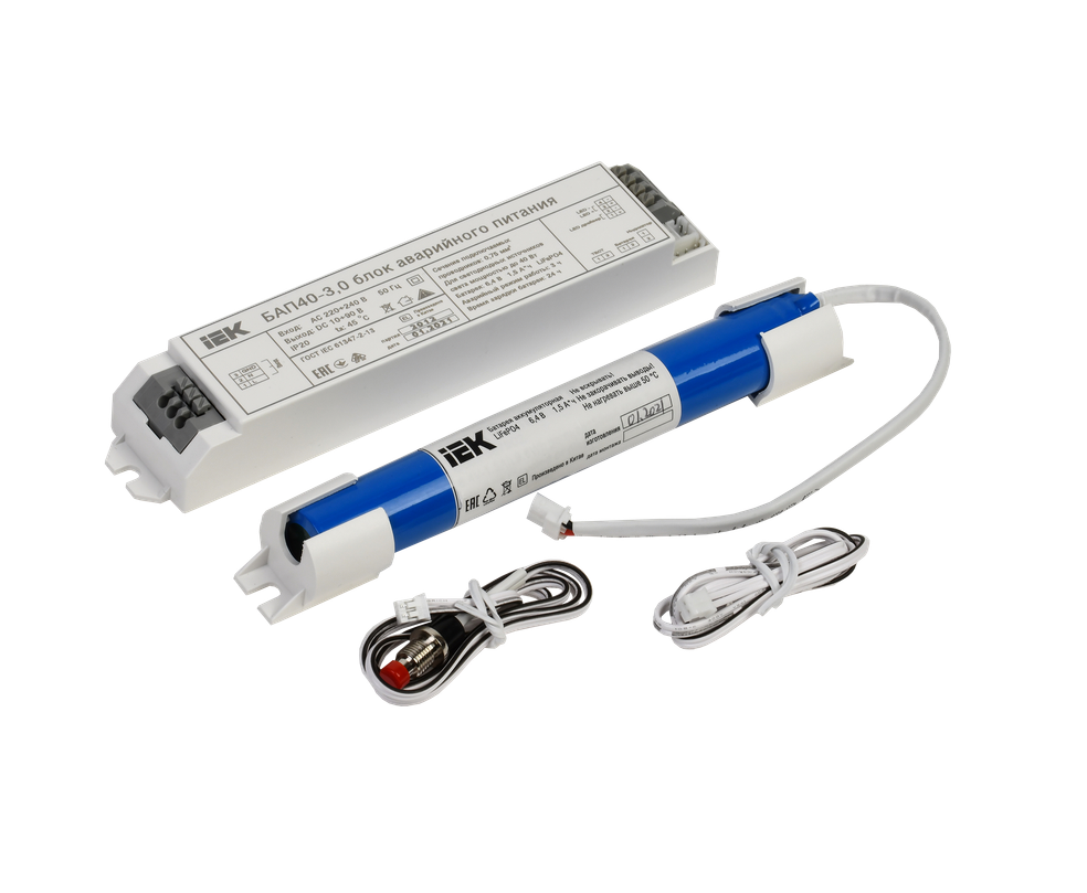 ИБП BAP40-3.0 pu LED IEK