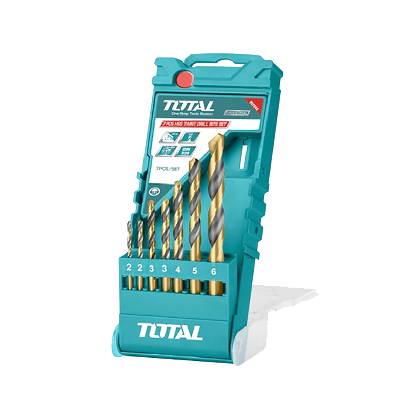 Набор сверл по металлу из быстрорежущей стали (HSS) 2-6 мм TACSD0075 Total