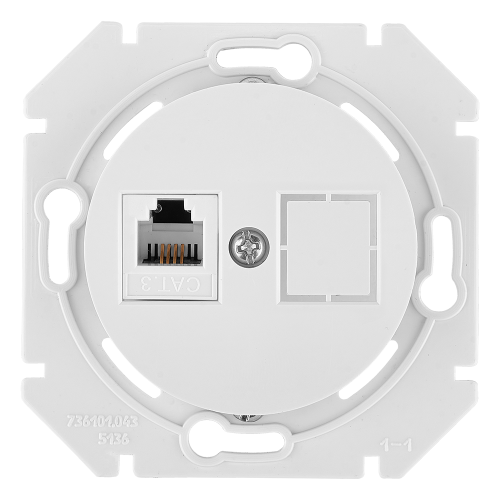 ТР4-6301 Розетка телефонная белая SVPR PROVANS