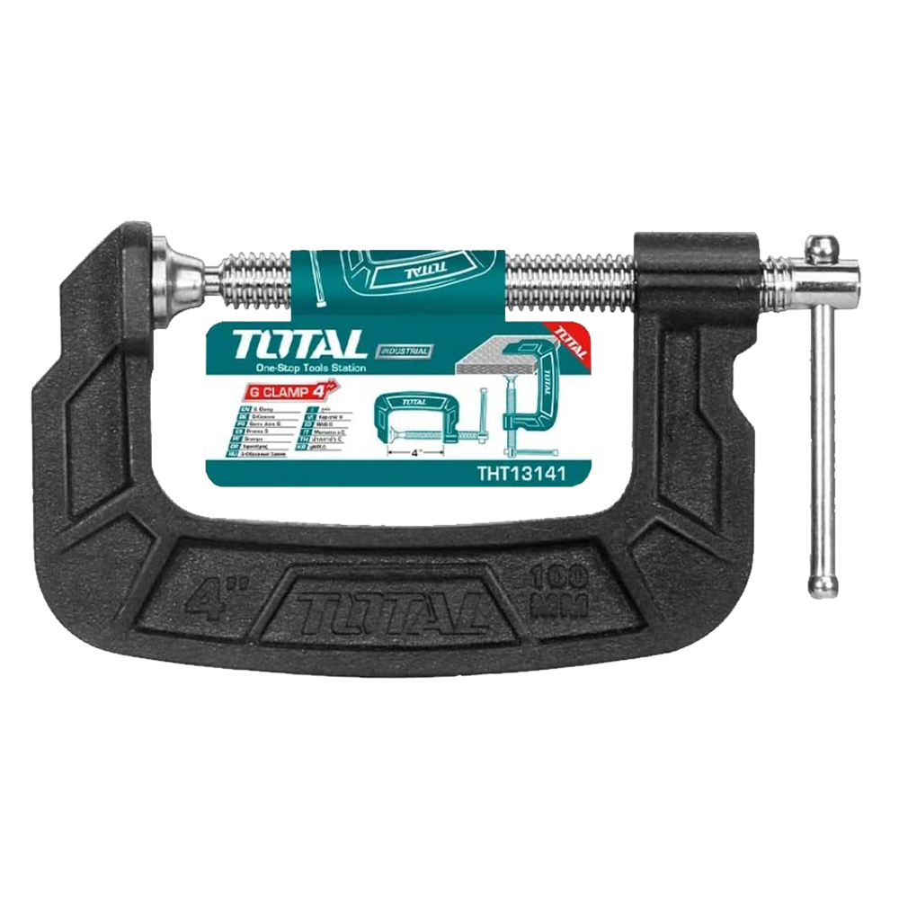 Menghină cu șurub 100mm tip G Total THT13141