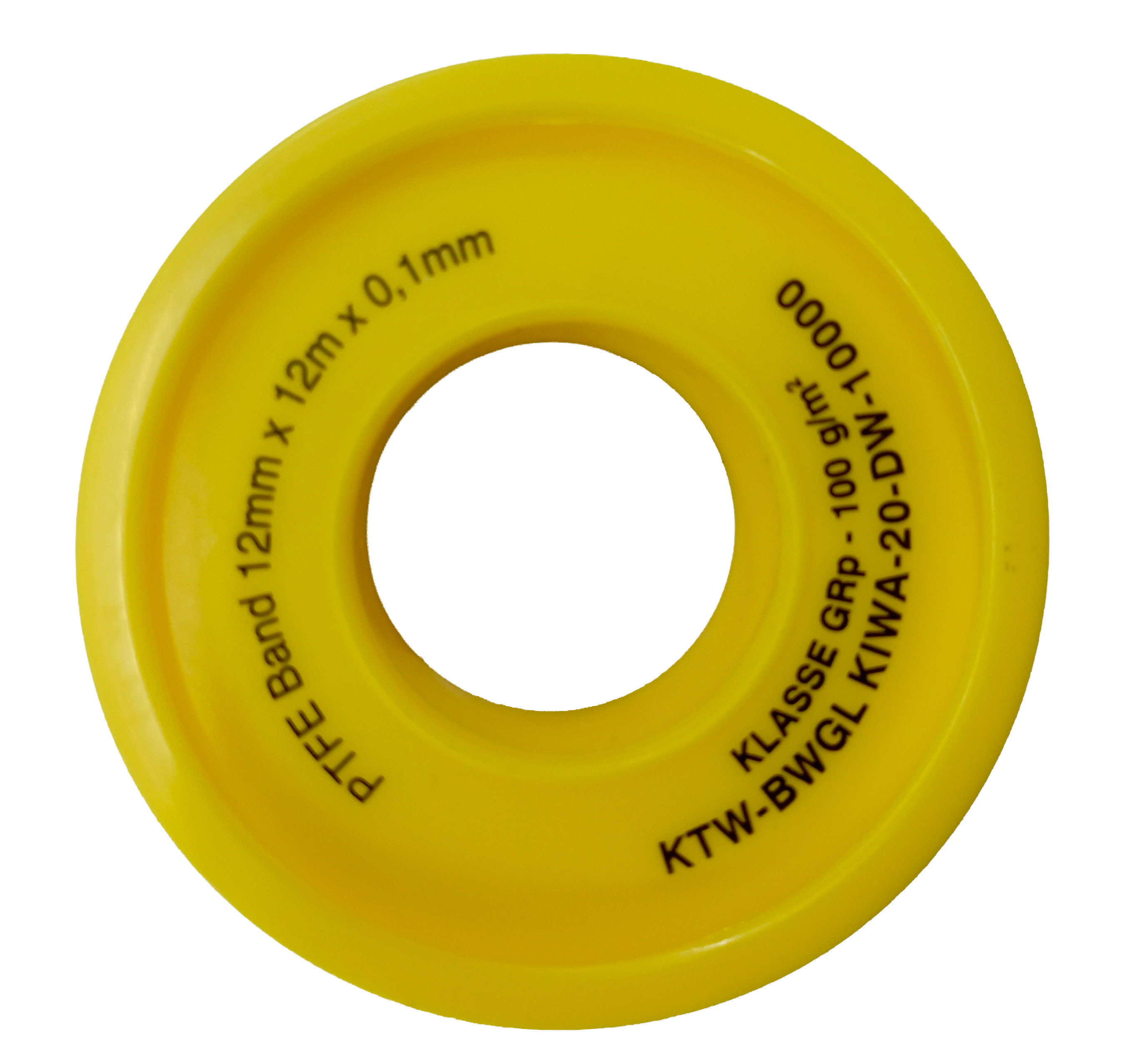 Bandă teflon PTFE GRp 12mx12mmx0,1mm.