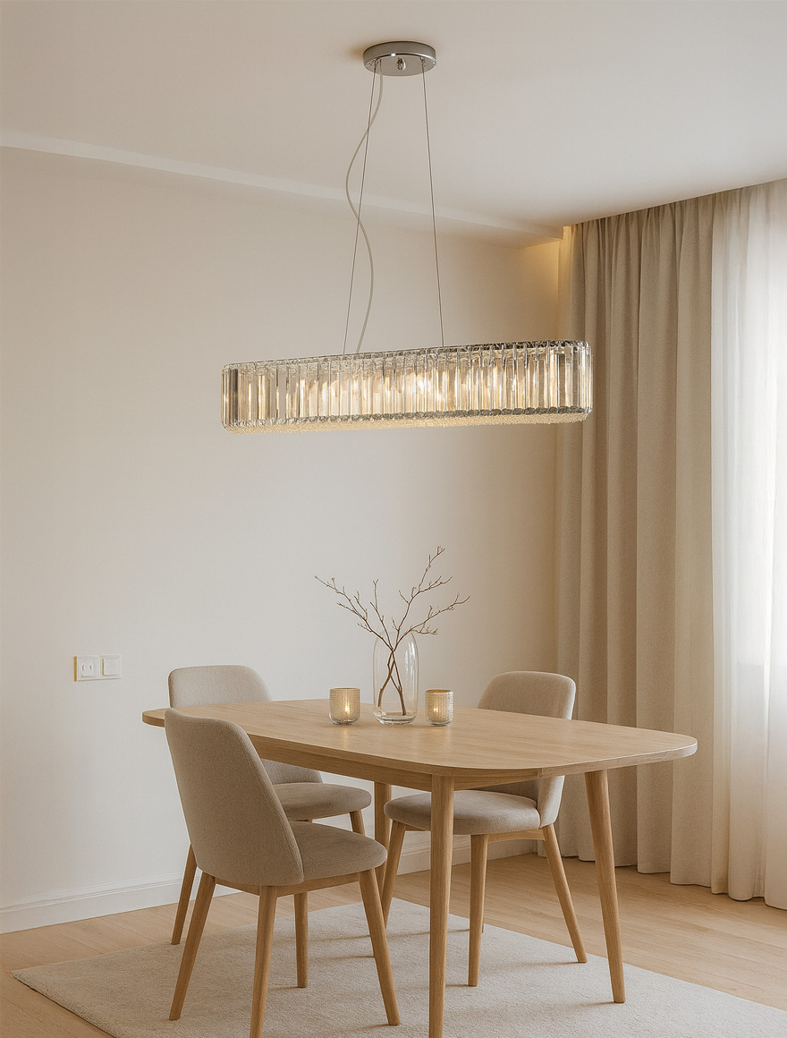 * Lustră PRINCE P0360-06D-F4AC 6xG9 Max 42W crystal chrome ZUMALINE