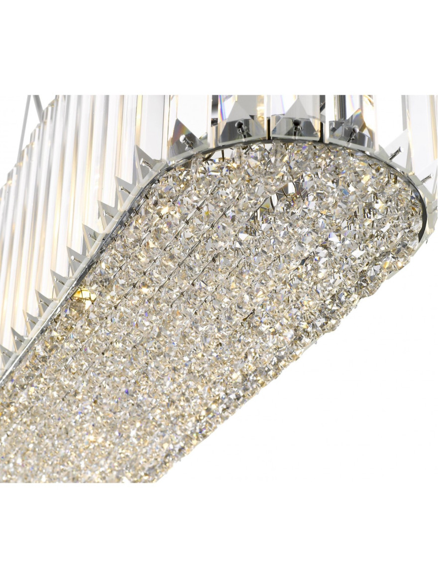 * Lustră PRINCE P0360-06D-F4AC 6xG9 Max 42W crystal chrome ZUMALINE