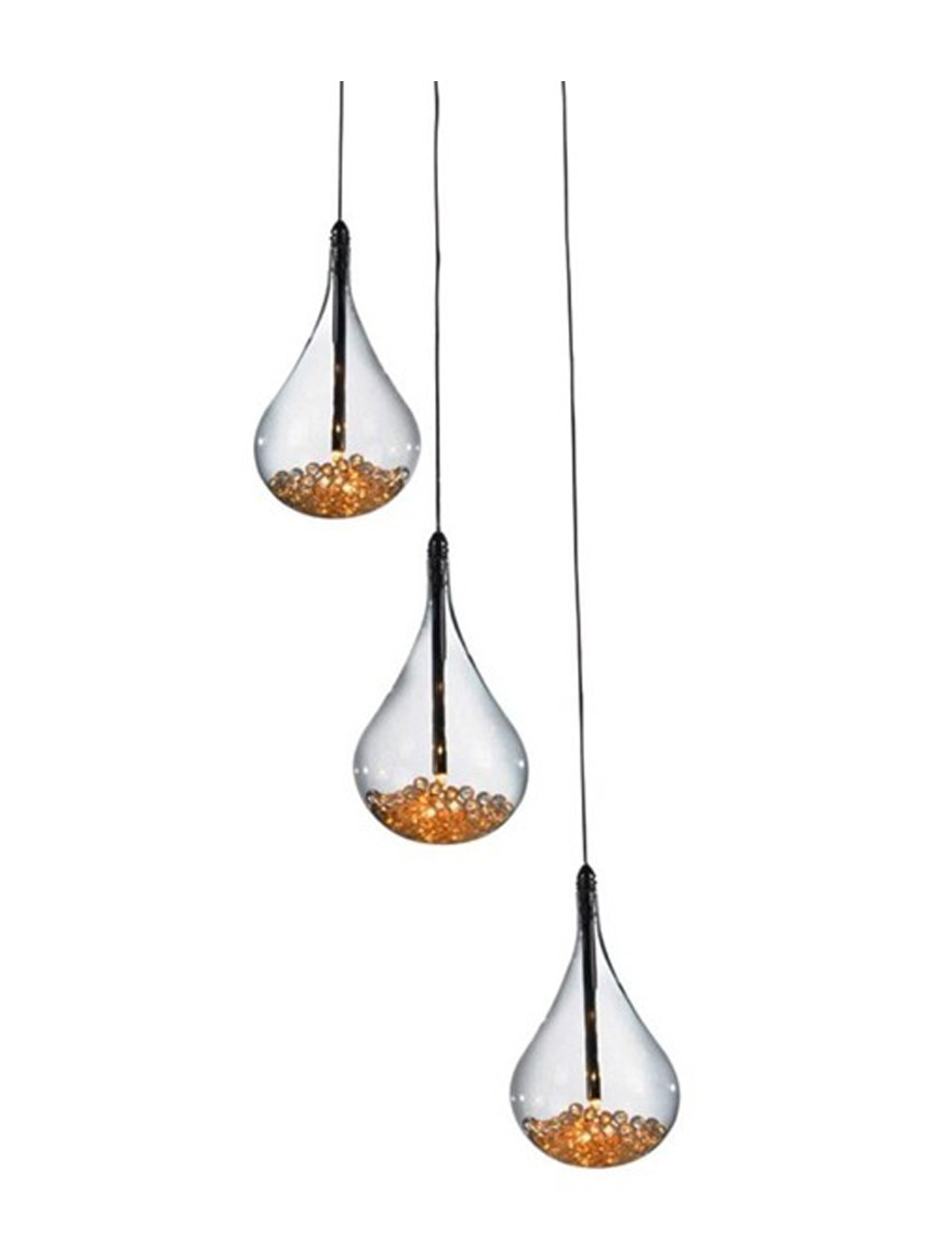 * Lustră PERLE P0226-03B-F4RK 3xG4 Max 35W crystal chrome ZUMALINE