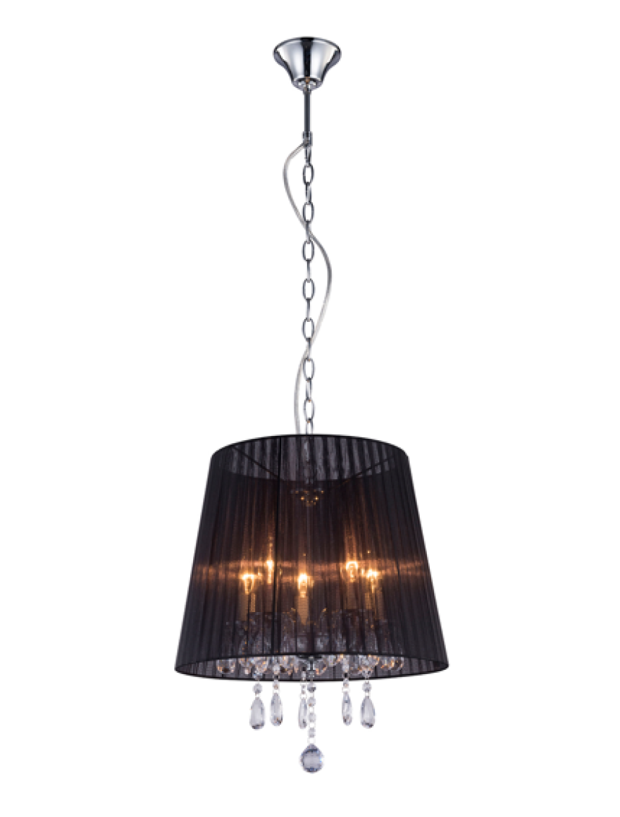 Lustra CESARE RLD94350-5B 5xE14 Max 40W black chrome ZUMALINE