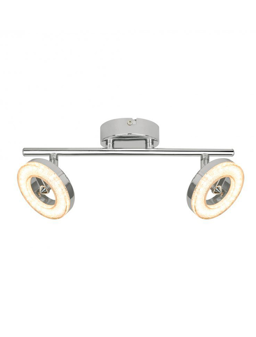 * Lustră LED DRISO LED16032A-2TU 2X2,4W 3000K metal chrome ZUMALINE