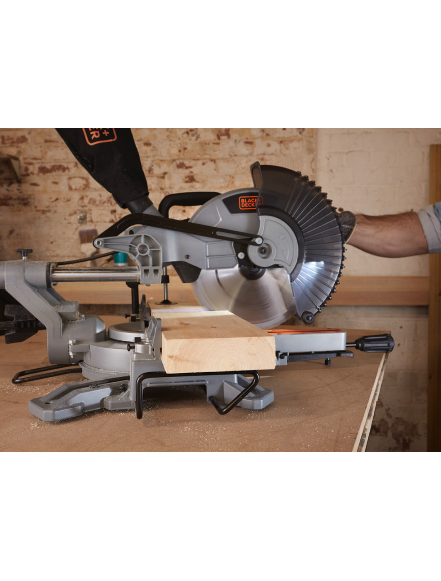 Debitor culisant black+decker BES710 2100W, 254mm