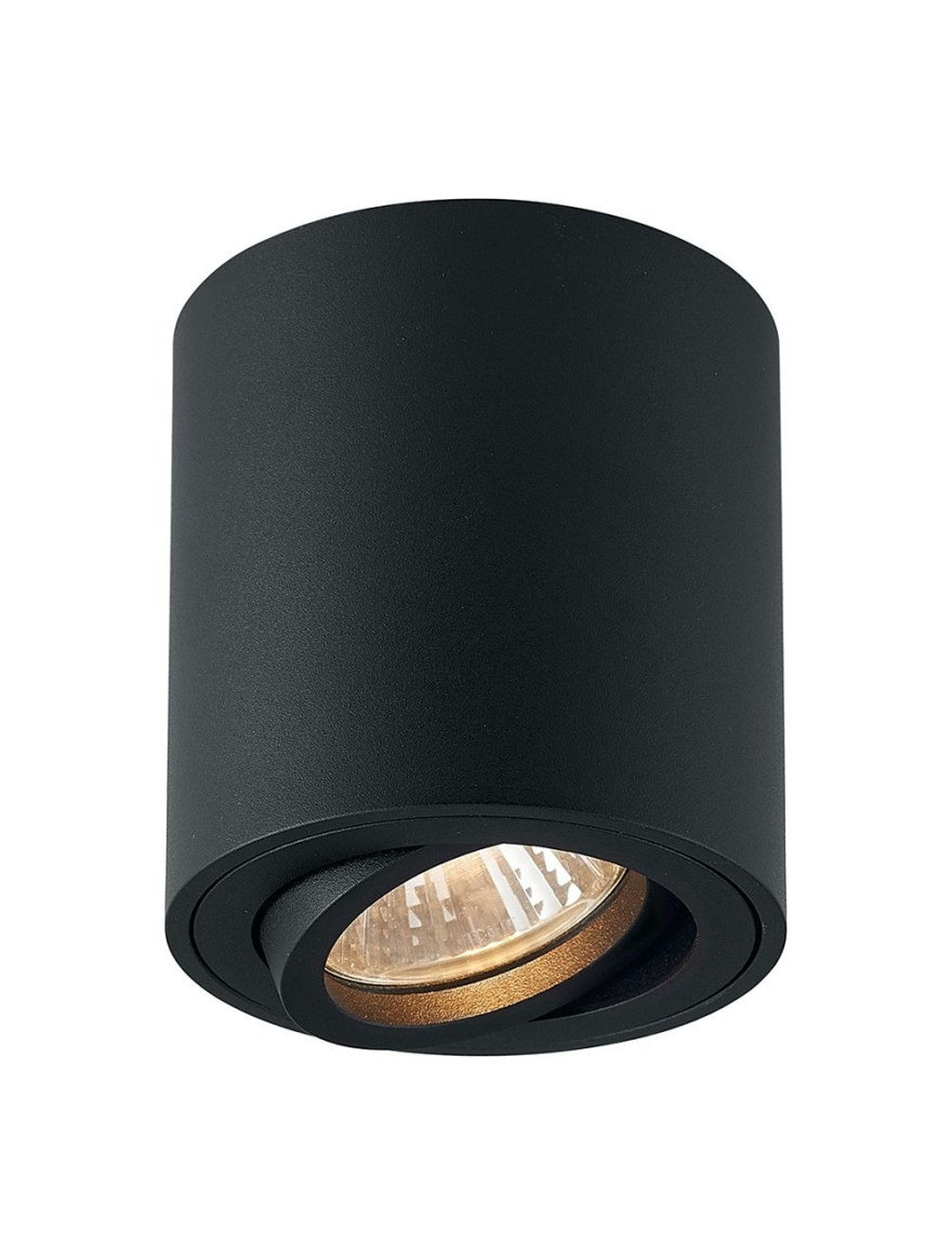 Spot aplicat GU-10 230V negru ML179 Feron