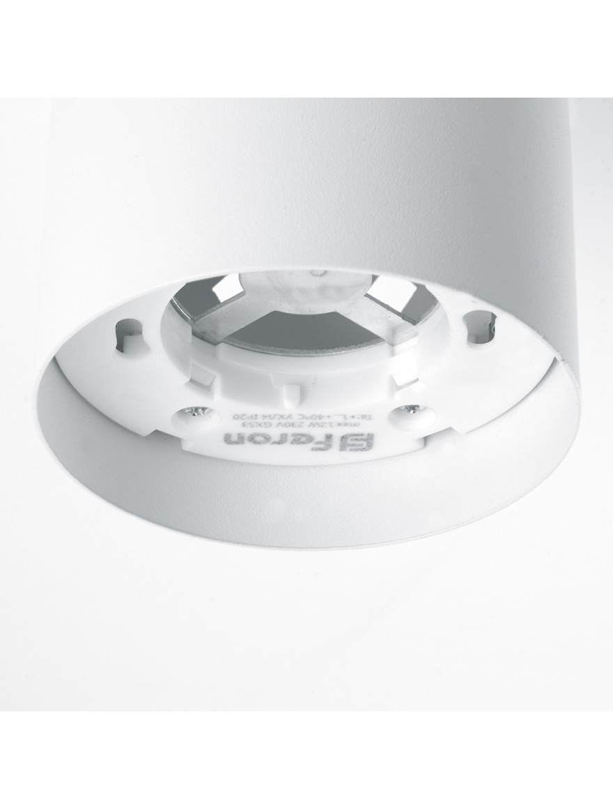 * Spot aplicat FN HL349, GX53, spot.staționar 230V, alb,80х100