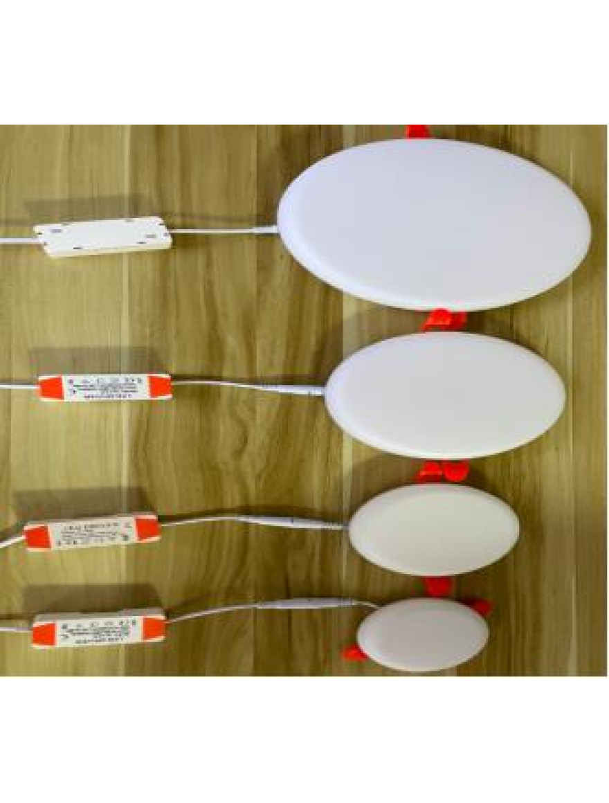 Spot LED SGP3-24W rotund încorporat 75x160mm 6500K Luminaled