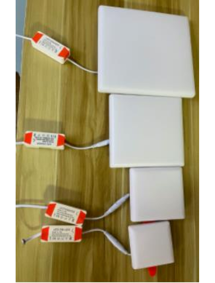 Spot LED SGP4-18W pătrat încorporat 50x110mm 4000K Luminaled