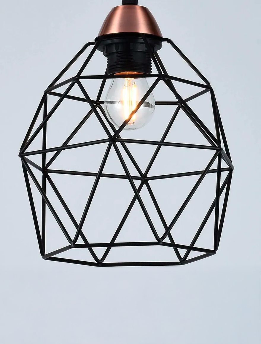 Lustră 1645 GALAXY 4xE27 max 60W black+gold TK-LIGHT