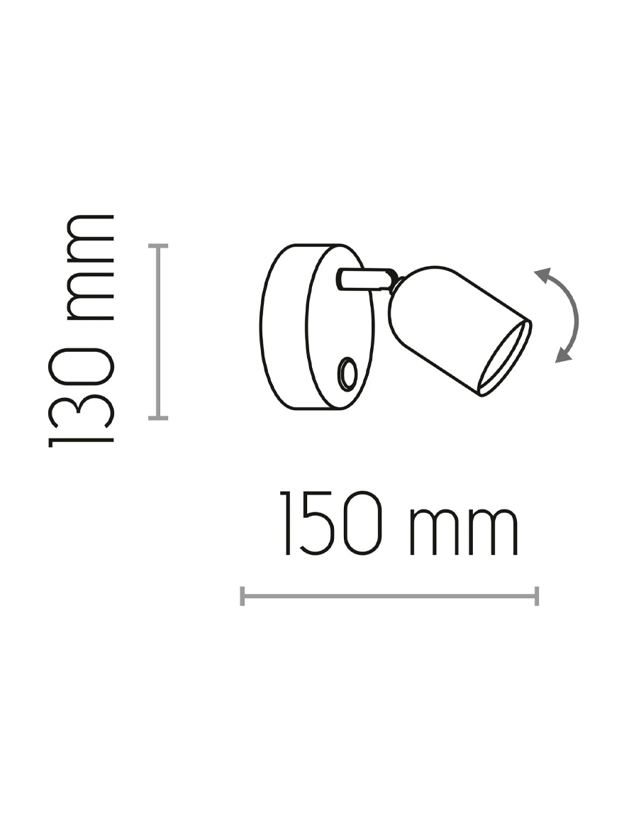 Светильник 6271 TOP, 1xGU10, макс. 50W, белый, TK-LIGHT