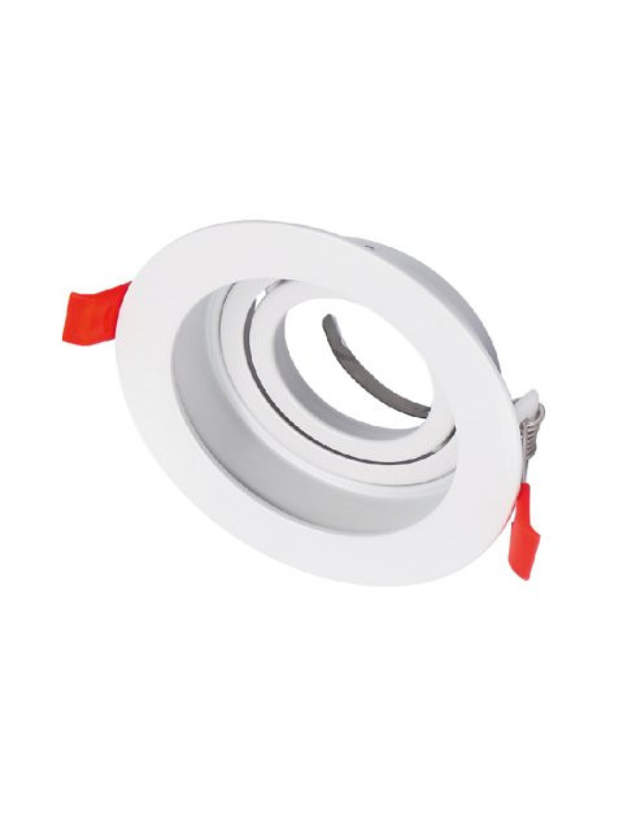 * Spot încorporat ERK5552, MR16, 1xGU10 rotund alb ERKLED