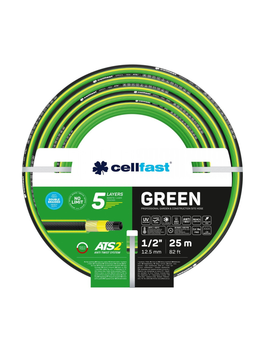 34839 Furtun de gradina GREEN 1/2 (50m) 15-101 Cellfast