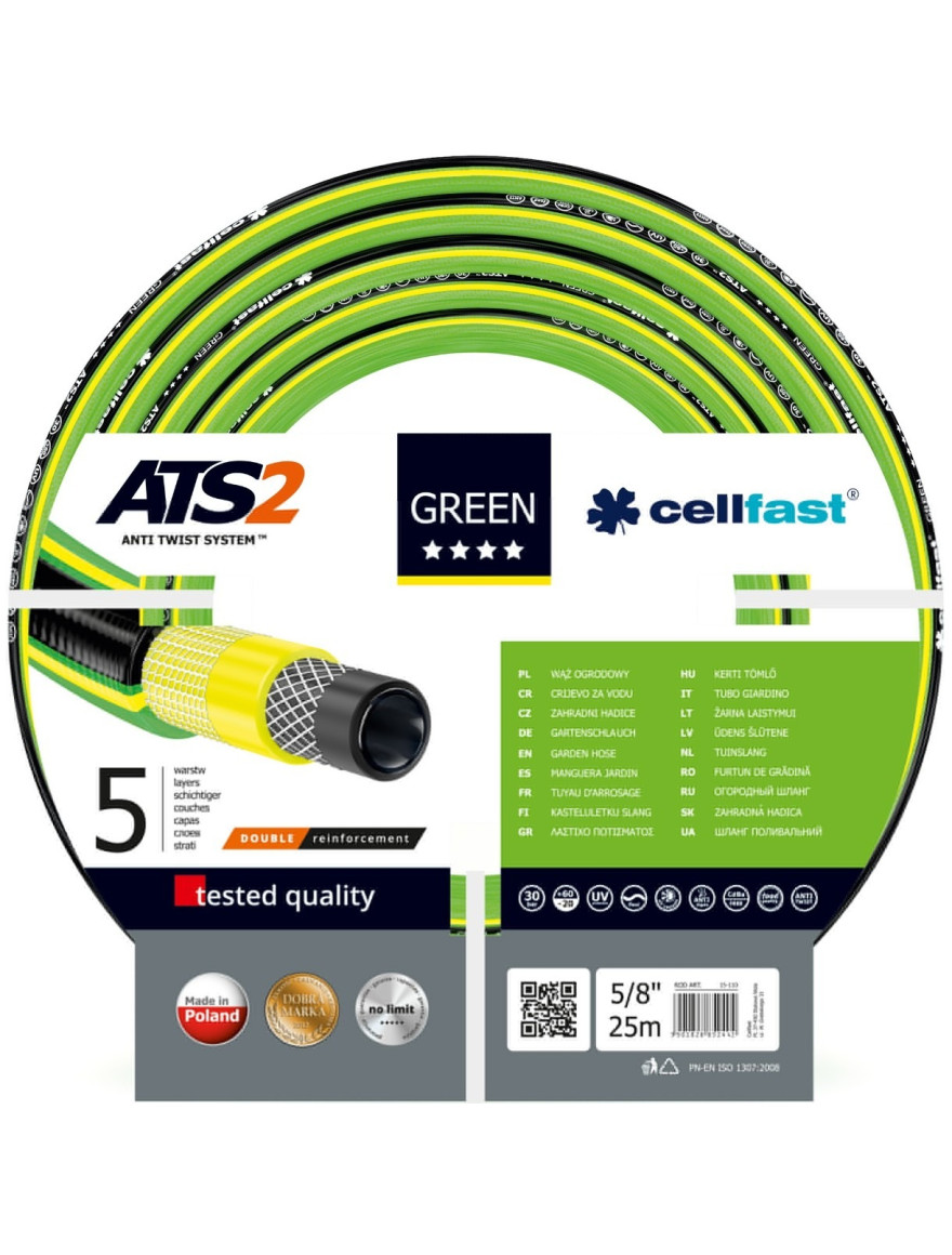 34835 Furtun de gradina GREEN 5/8 (25m) Cellfast