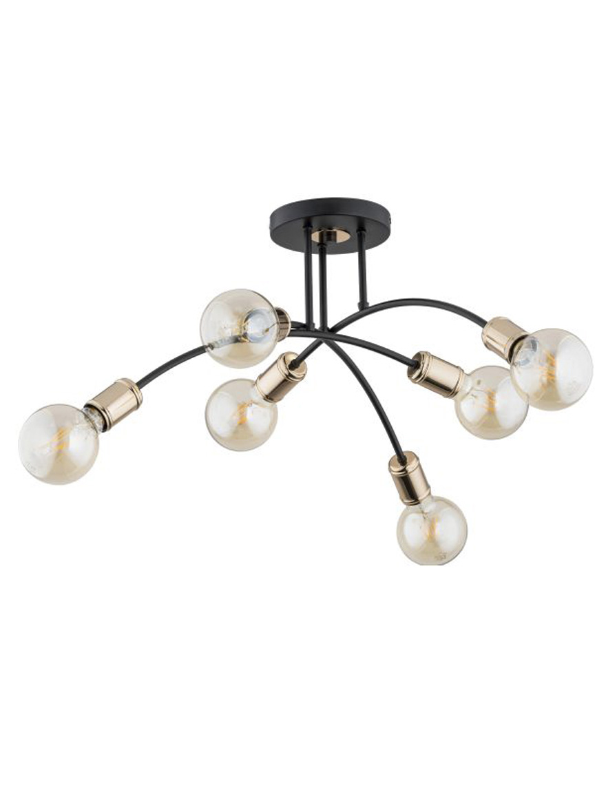 Lustră LANTI 6xE27 max 60W gold ALFA