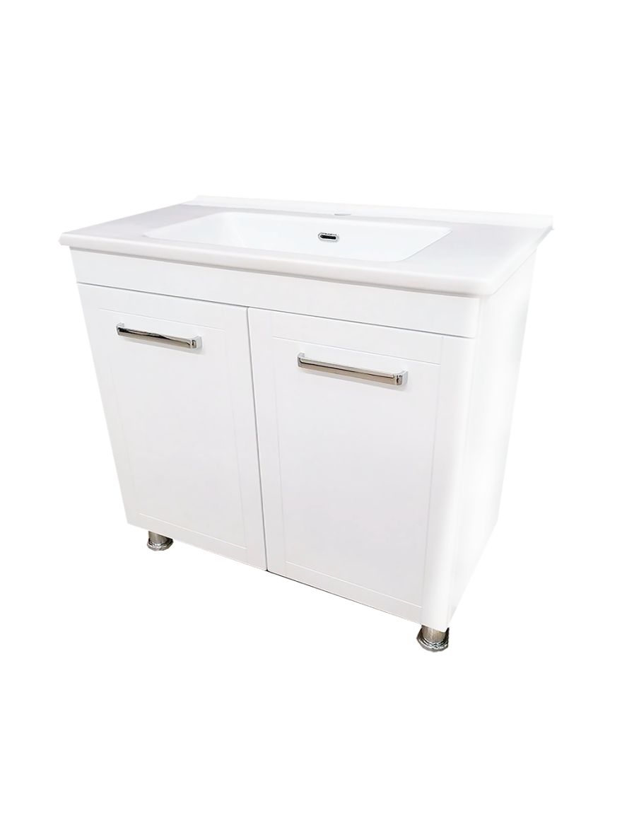 Masca cu 2 usi si lavoar Normandia Alb 85x85x46 cm 1511953