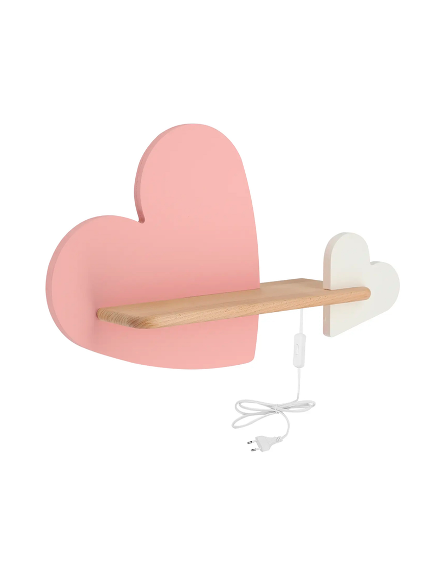 Aplică LED HEART 5W 4000K cu întrerup. pink+white CANDELLUX