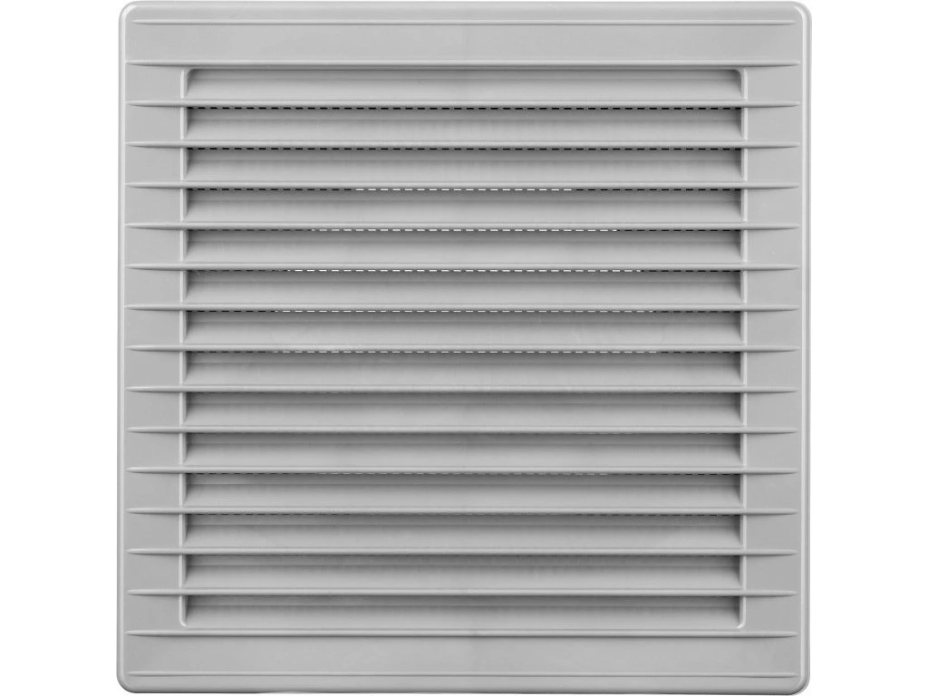 Grilă de ventilare 02-250 170x170 gri p/u țeavă 125mm AIRROXY