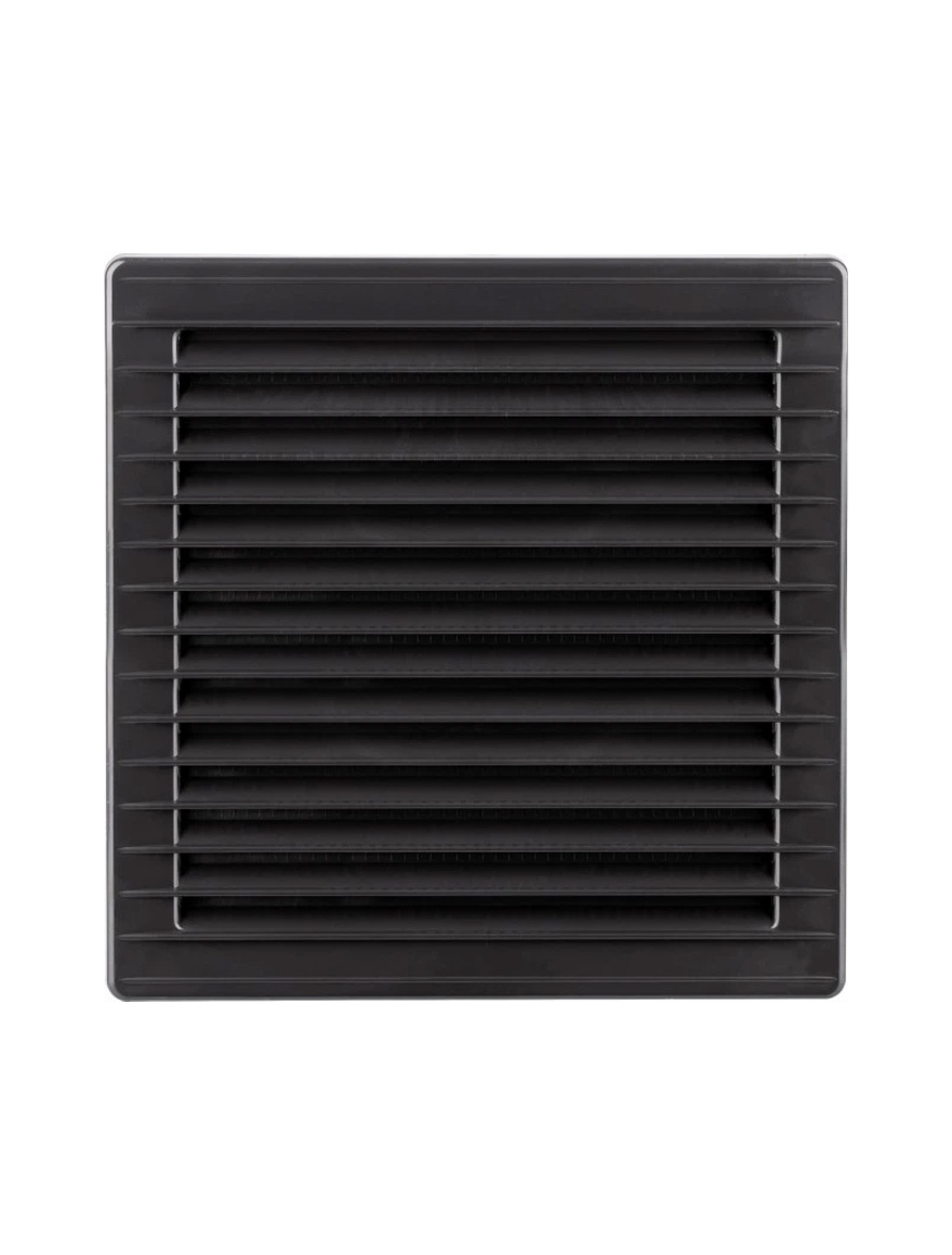 Grilă de ventilare 02-257 170x170 grafit p/u țeavă 125mm AIRROXY
