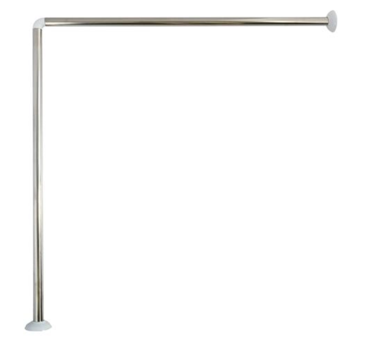 * Tijă pentru perdea forma-"Г" MSV 80X80cm inox