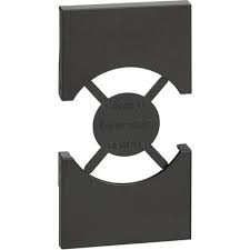 KG00 Лицевая панель для розетки 2P+E 16A 2M черная (Living NOW)