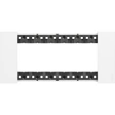 Рамка 6 модулей, белый пластик (Living NOW)