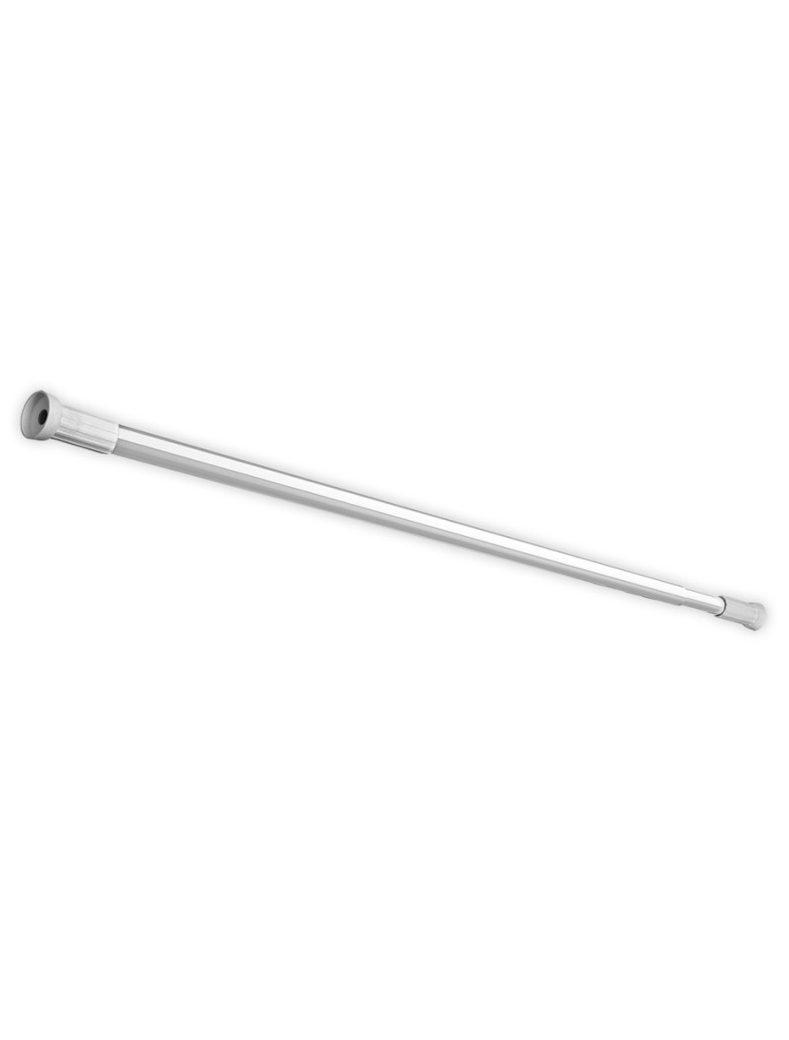 Bară perdea duș, extensibilă 125x220cm / 19-22mm, albă TRENDY 05780