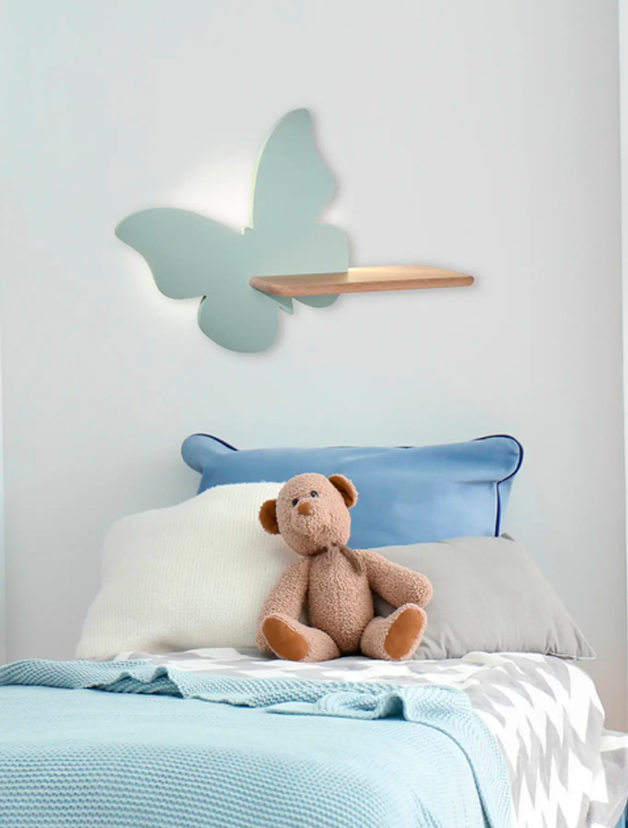 Aplică LED BUTTERFLY 5W 4000K cu întrerup. mint CANDELLUX