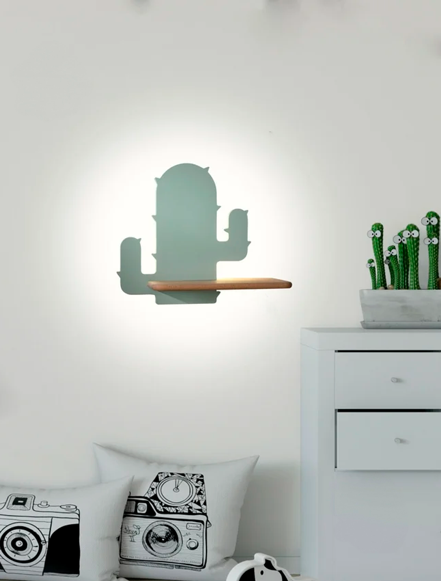 Aplică LED CACTUS-1 4W 4000K fără întrerup. green CANDELLUX