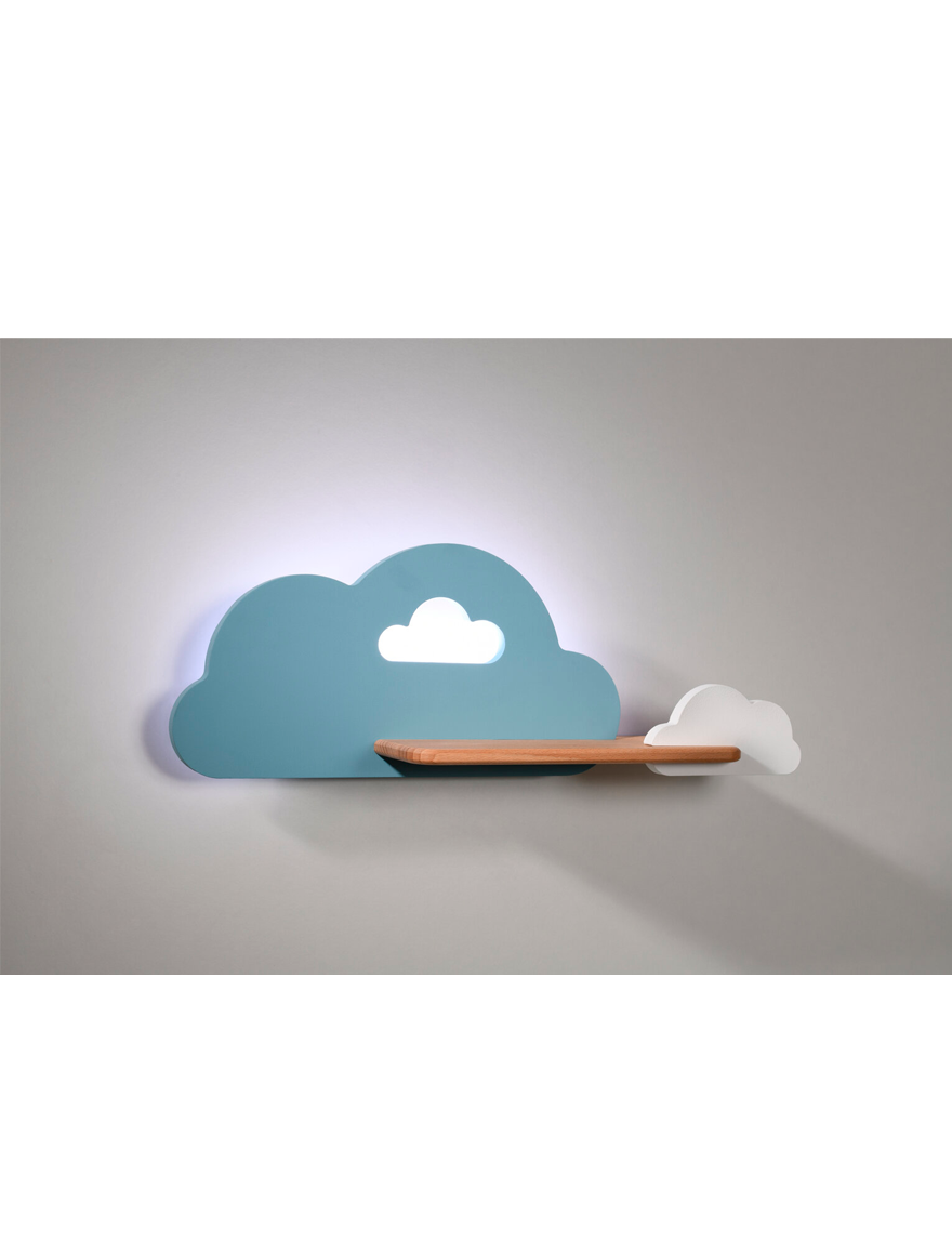 Aplică LED CLOUD 5W 4000K cu întrerup. blue+white CANDELLUX