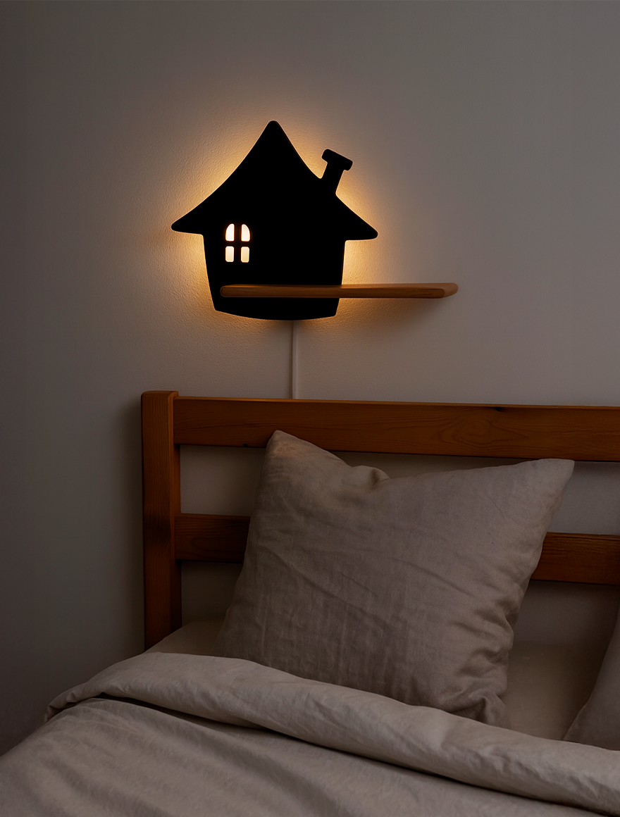 Aplică LED HOUSE 4W 4000K cu întrerup. gray CANDELLUX