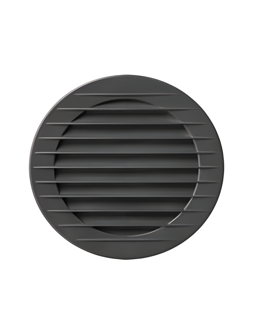 Grila de ventilare rotunda 02-233 150mm grafit AIRROXY