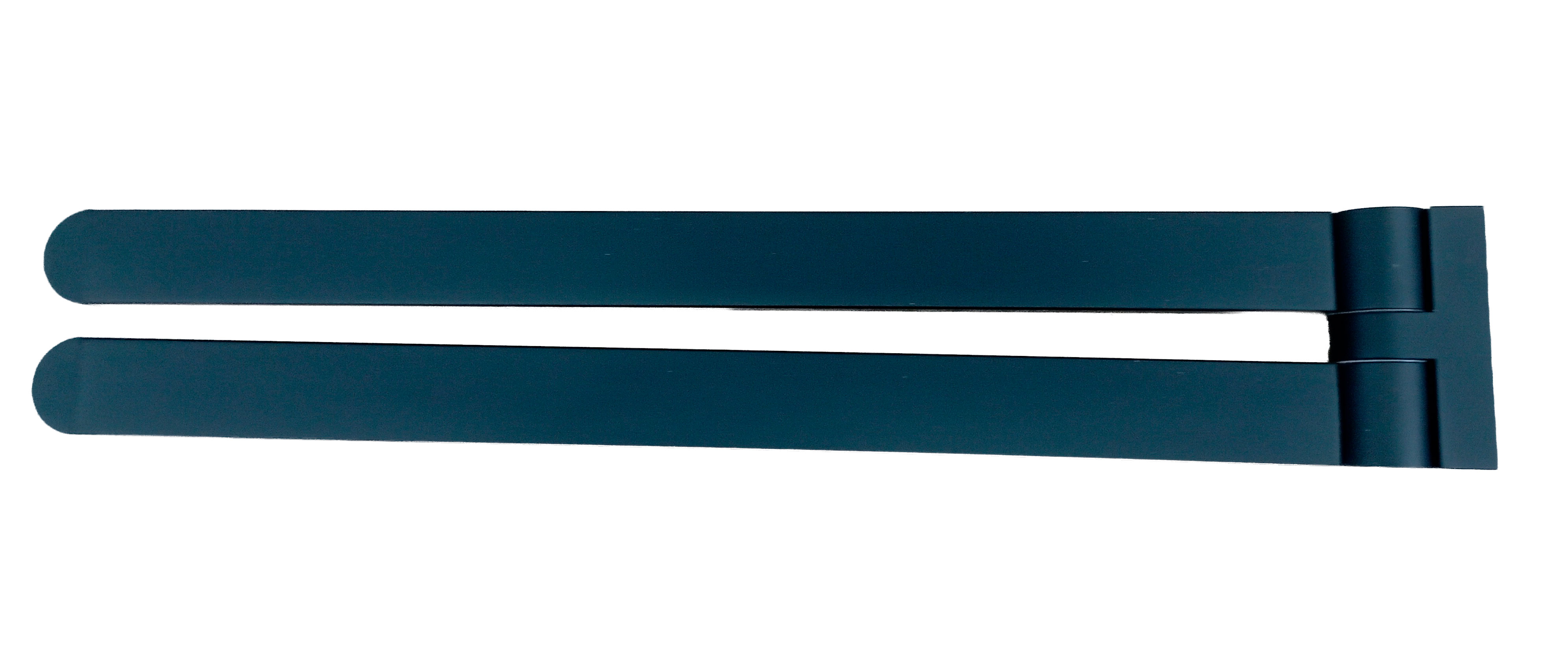 02968 Suport pentru prosoape dublu FUTURA black satin