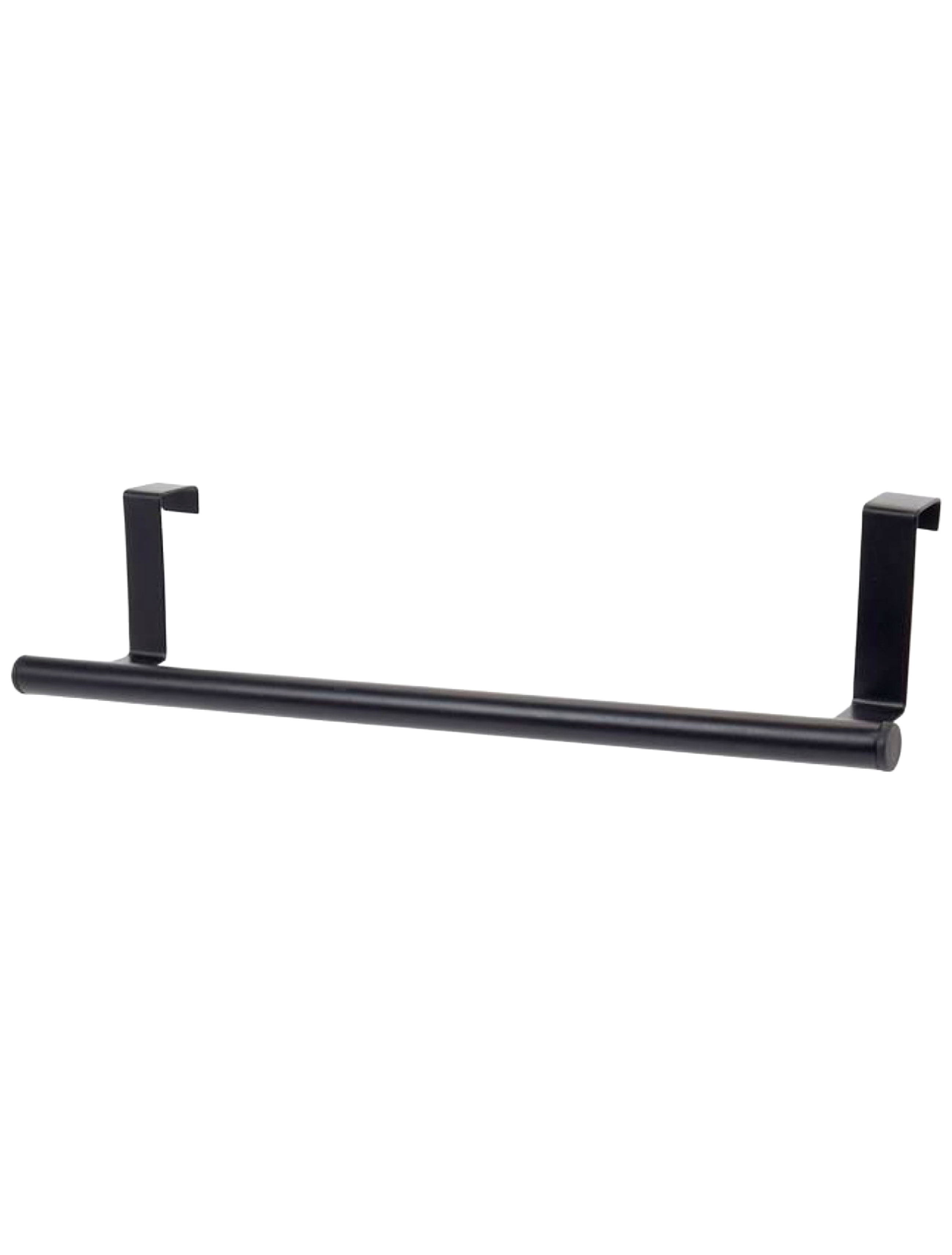 Suport p/u prosoape pe ușă Storage 36.5cm, metal, negru