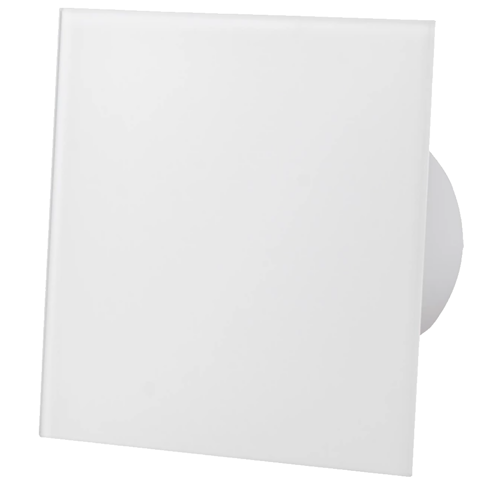 Panou 01-171 din sticla 175x175 pu ventilatoare dRim 100/125 alb mat AIRROXY