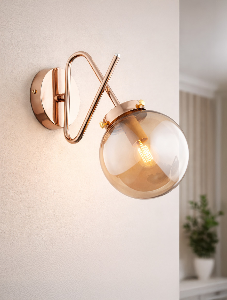 Aplică RITO 1xE14 max 40W gold ALFA