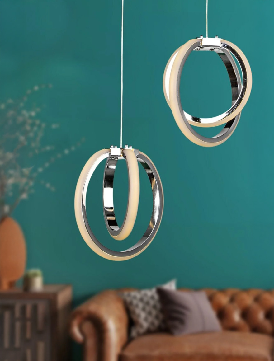 * Lustră LED SEZEN 2x24W 4000K chrome Begusa 2