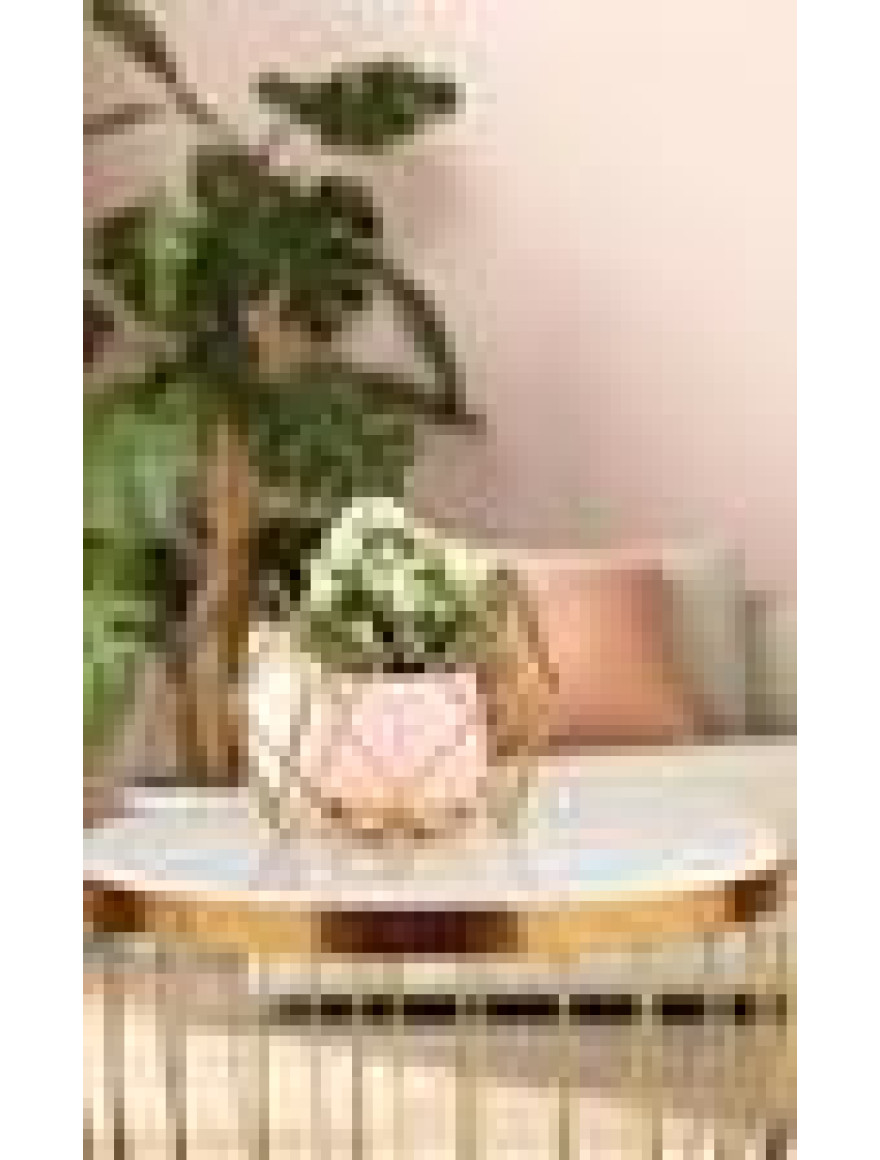 * Ghiveci cu flori+suport AQUA NO:04 h35 auriu Begusa